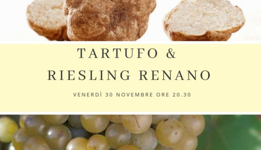 Cena tartufo e Riesling (30 novembre 2018)