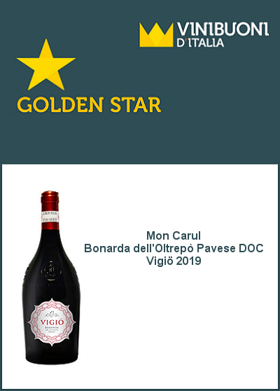 Vinibuoni d'Italia 2021 - Golden Star - Bonarda Vigiö 2019