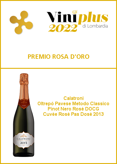 AIS Lombardia Viniplus 2022 - Rosa d'Oro - Cuvée Rosé Pas Dosé 2013