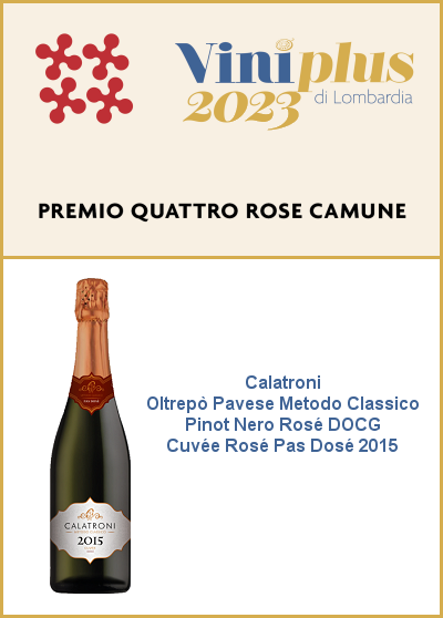 Viniplus AIS Lombardia 2023 - Quattro Rose Camune - Cuvée Rosé Pas Dosé 2015