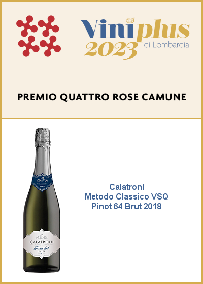 Viniplus AIS Lombardia 2023 - Quattro Rose Camune - Pinot 64 Brut 2018