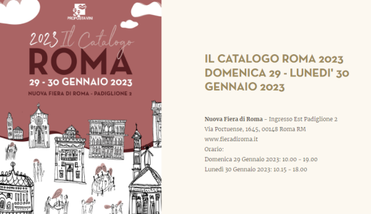 Presentazione del catalogo di Proposta Vini 2023 (Roma, 29-30/01/2023)