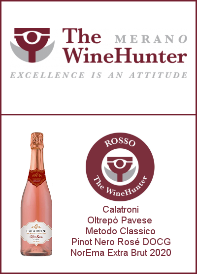 The WineHunter Award 2023 - Red Award - NorEma Rosé Extra Brut 2020