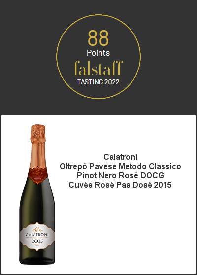 Falstaff Sparkling Special 2022 - Calatroni Cuvée Rosé 2015 - 88/100
