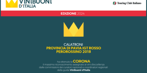 Vinibuoni d'Italia 2024 - Corona - Perorossino 2018