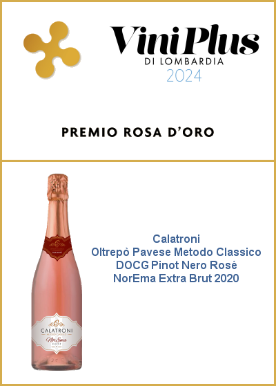 Viniplus AIS Lombardia 2024 - Rosa d'Oro - NorEma Rosé Extra Brut 2020