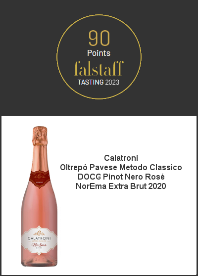 Falstaff Sparkling Special 2023 - 90/100 - NorEma Rosé Extra Brut 2020